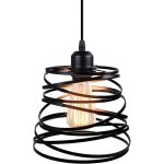 Suspension luminaire moderne cr�atif lustre plafonnier de design � spirale en cascade e27 r�tro lampe ...