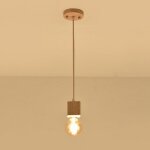 Suspension luminaire moderne simple lampe � suspension bois creative lustre plafonnier r�glable e27