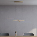 Suspension luminaire plafonnier lustre chambre salon trois tempratures de couleur hauteur rglable clairage ...