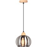 Suspension luminaire vintage int�rieur lustre moderne plafonnier rond en m�tal fer pour ferme couloir ...