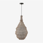 Suspension de plafond �40 cm en fer beneida sklum beige cr�me