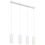 Suspension - robby - blanc - mtal - grande lampe de - globo