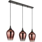 Suspension salle à manger lampe suspendue plafonnier verre rouge à 3 lampes Suspension salle à manger lampe suspendue plafonnier verre rouge à 3 lampes