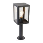 Sutton - lampe sur pied ext�rieur - 1 lumi�re - l 165 mm - gris fonc� - classique / antique, rustique, ...