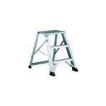 Svelt - escabeau double 2x3 marches - hauteur max. de travail 2. 62m - longueur pli�e 0, 9m - sve - smatrix3 ...