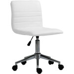 Svita - linus chaise de bureau pour enfants chaise pivotante en similicuir blanc