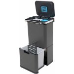 Svita - poubelle à capteur 60l avec stérilisation à l'ozone et filtre à charbon actif gris Svita - poubelle à capteur 60l avec stérilisation à l'ozone et filtre à charbon actif gris