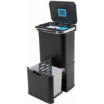 Svita - poubelle à capteur 60l avec stérilisation à l'ozone et filtre à charbon actif noir Svita - poubelle à capteur 60l avec stérilisation à l'ozone et filtre à charbon actif noir