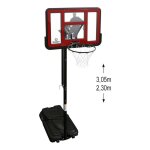 Swager - panier de basketball sur pied mobile 'king deluxe' hauteur réglable de 2, 30m à 3, 05m Swager - panier de basketball sur pied mobile 'king deluxe' hauteur réglable de 2, 30m à 3, 05m
