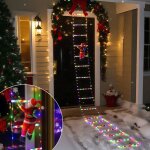 Swanew 3 m guirlande lumineuse à led en forme d'échelle de père noël, avec père noël grimpant, 8 modes, ... Swanew 3 m guirlande lumineuse à led en forme d'échelle de père noël, avec père noël grimpant, 8 modes, ...