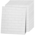 Swanew - 3d imperm�able � l'eau carreaux de mur de briques 70x77cm autocollants panneau de mousse auto ...