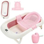 Swanew bb baignoire bb nacelle enfants pliable pliable bain sr 3 en 1 0 - 6 ans avec pieds portable ...