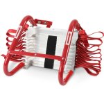 Swanew chelle d'incendie alliage d'aluminium chelle de secours pliante chelle de corde avec ?illets, ...