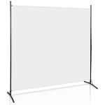 Swanew - einfeben paravent 1 pi�ce s�paration de pi�ce espagnol beige pliable paroi de s�paration balcon ...