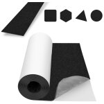 Swanew - feutre autocollant pour meuble, feutre de protection pour table 100x150cm noir