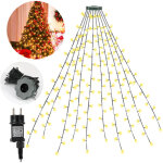 Guirlande lumineuse led sapin de noël 280 leds 2. 8m extérieur guirlande de noël avec anneau blanc chaud ... Guirlande lumineuse led sapin de noël 280 leds 2. 8m extérieur guirlande de noël avec anneau blanc chaud ...