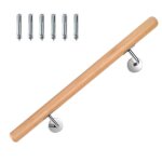 Swanew main courante htre 100cm support de main courante tige de garde - corps avec support coud