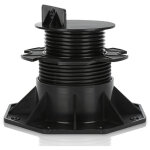 Swanew - plot r�glable de 60 � 140 mm 20 pi�ces pour terrasse bois et composite socle en plastique roulements ...