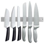 Porte - couteau 40cm bande magntique 304 bande de couteau magntique en acier inoxydable cuisines - ...