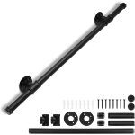 Rampe escalier murale 100cm main courante acier carbone garde - corps supports muraux pour enfants personnes ... Rampe escalier murale 100cm main courante acier carbone garde - corps supports muraux pour enfants personnes ...