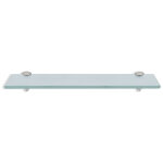 Swanew - tagère murale verre, tablette en verre de salle de bain 60 x 10 cm 8 mm givré Swanew - tagère murale verre, tablette en verre de salle de bain 60 x 10 cm 8 mm givré
