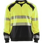 Sweat de travail haute visibilit 3541 - jaune fluo / noir 4xl