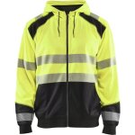 Sweat de travail zippé à capuche haute visibilité 3546 - jaune fluo / noir xxxl Sweat de travail zippé à capuche haute visibilité 3546 - jaune fluo / noir xxxl