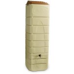 Récupérateur d'eau mural naussac 650l beige avec kit raccord chéneau inclus Récupérateur d'eau mural naussac 650l beige avec kit raccord chéneau inclus