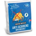 Sweetnight - protège matelas 2x80x200 cm lit articulé alèse imperméable et anti acariens molleton 100% ... Sweetnight - protège matelas 2x80x200 cm lit articulé alèse imperméable et anti acariens molleton 100% ...