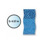 Swimline - liner boulder forme ronde d. 4. 57m pour piscine hors sol li1548sbo