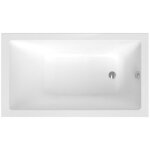 Swiss aqua technologies aurum 150x80 cm baignoire rectangulaire en acrylique, orientation gauche et droite, ...