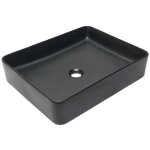 Swiss aqua technologies - infinitio vasque  poser 50x40 cm, sans trop - plein, noir mat (satinf5040bkm) ...
