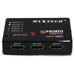 Switch hdmi 3d 1. 3 5 ingressi 1080p con telecomando per tv ps3 xbox maxtech dk - 305