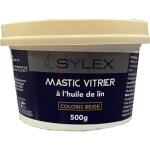 Sylex - mastic vitrier à l'huile de lin conditionnement: 1kg - couleur: brun Sylex - mastic vitrier à l'huile de lin conditionnement: 1kg - couleur: brun