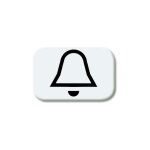 Symbole pour bouton - poussoir sonnette