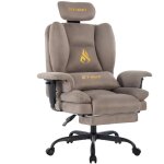 Symino chaise gaming fauteuil gaming avec repose - pieds - si�ge en imitation daim noir - r�glable hauteur ...