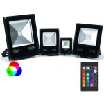 Sysled ? projecteur led rgb extra plat 20w ? certifi� ip65 pour int�rieur et ext�rieur ? t�l�commande ...