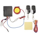 Systme d'alarme de moto 1 voie 12v 4 niveaux de sensibilit kit d'alarme de tlcommande universelle ...