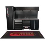 Syst�me d?armoires d?atelier , plateau en acier inoxydable