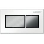 Systmes de chasse d'eau - dclenchement  distance pneumatique, pour rinage double touche, blanc / ...
