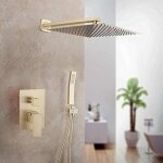 Syst�mes de douche encastr�e , colonne de douche encastr�e avec 30x30cm douche de t�te, mitigeur douche ...