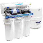 Naturewater - systme osmose inverse 5 tapes (ro) ? 357 x 181 x 200 mm ? 180 l / jour ? avec pompe de ...