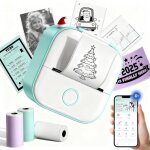 T02 imprimante thermique, mini imprimante portable, imprimante sans encre mini pour iphone&android, adapt�e ...