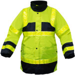 Parka securite haute visibilite veste jaune xxl impermeable et anti froid Parka securite haute visibilite veste jaune xxl impermeable et anti froid