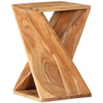 Table d'appoint 35x35x55 bois massif d'acacia