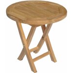 Happy garden - table d'appoint ronde en teck 50cm lombok