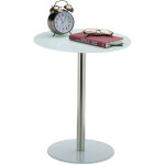 Relaxdays - table d'appoint ronde en verre et inox, table bout de canapé décoratif hlp 53 x 43 x 43 cm, ... Relaxdays - table d'appoint ronde en verre et inox, table bout de canapé décoratif hlp 53 x 43 x 43 cm, ...