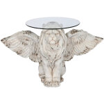 Table auxiliaire magn�sie verre 96x62x61 vieilli