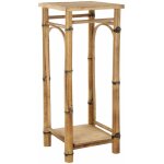 Table auxiliaire rotin 36x36x85 table t�l�phone