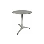 Table de bar bistrot en aluminium rond au haut �tage 60 cm collection de luxe de jardin